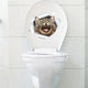 Vivid 3d Hole Animal Toilet Stickers