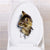 Vivid 3d Hole Animal Toilet Stickers