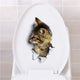 Vivid 3d Hole Animal Toilet Stickers