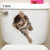 Vivid 3d Hole Animal Toilet Stickers