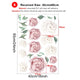 Watercolor Peony Flowers Wall Stickers