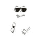 4 Styles Smile Face Wall Sticker