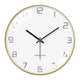 Gold Nordic Wall Silent Clocks