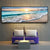 Gold Beach Sunset Landscape Canvas Painting