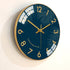 Gold Nordic Wall Silent Clocks