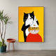 Cat Canvas Painting Wall Picture