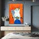 Cat Canvas Painting Wall Picture