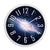 Moon Starry Sky Silent Wall Clock