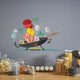 Cartoon Happy Pan Kitchen Wall Sticker