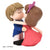 2pcs/Set Moon Couple PVC Figurines