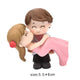 2pcs/Set Moon Couple PVC Figurines