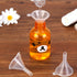 10pcs Mini transparent plastic funnel