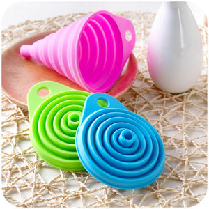 DIY Food-Grade Folding Silicone Funnel