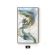 Abstract Golden Deer Painting Art