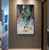 Abstract Golden Deer Painting Art