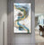 Abstract Golden Deer Painting Art