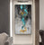 Abstract Golden Deer Painting Art