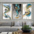 Abstract Golden Deer Painting Art