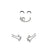 4 Styles Smile Face Wall Sticker