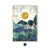 Nordic Abstract Geometric Mountain Landscape