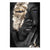 Black and Gold Woman Oil Painting
