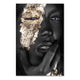 Black and Gold Woman Oil Painting