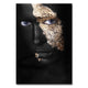 Black and Gold Woman Oil Painting