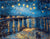 Cafe Terrace At Night Oil Painting