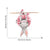 Grey Bunny Ballet Rabbit Wall Stickers