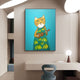 Cat Canvas Painting Wall Picture