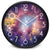 Moon Starry Sky Silent Wall Clock