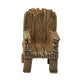 2pcs Mini Simulated Wooden Chair Miniature
