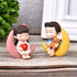 2pcs/Set Moon Couple PVC Figurines